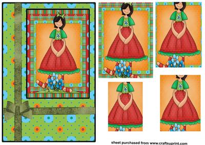 Garden Girl Card Front 2