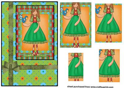 Garden Girl Card Front 3