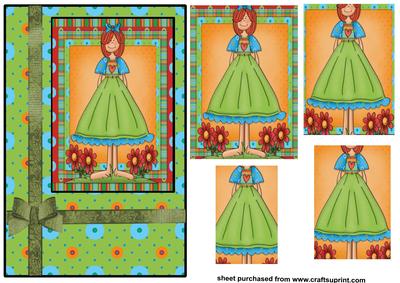 Garden Girl Card Front 4