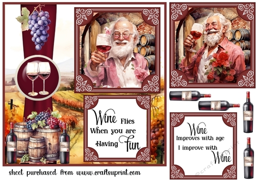 Older male vineyard card front 