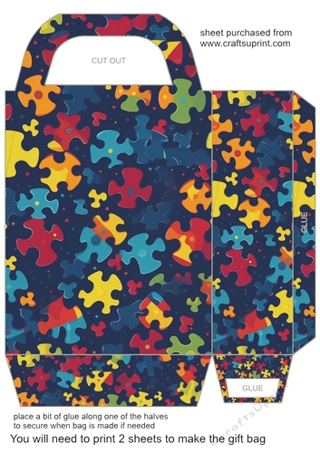 Jigsaw gift bag 2