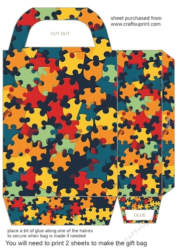 Jigsaw gift bag 4