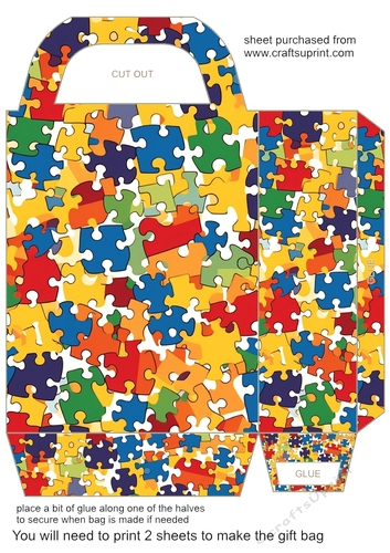 Jigsaw gift bag 6