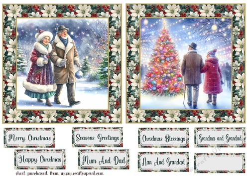 2 Christmas couple card fronts 5