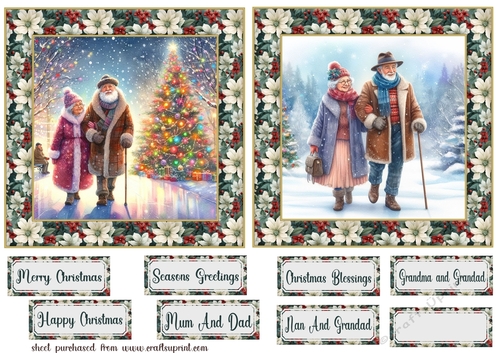 2 Christmas couple card fronts 7