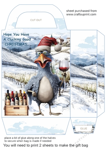 Clucking good Christmas gift bag 5