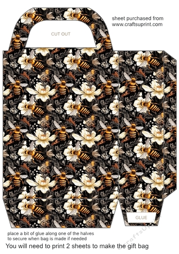 Boho Bees gift bag 6