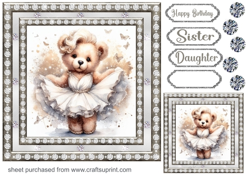 Diamonds are a girls best friend card front 5