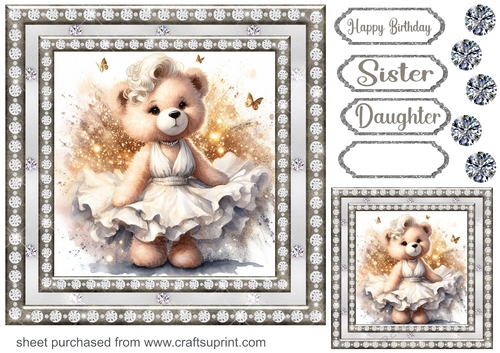 Diamonds are a girls best friend card front 7