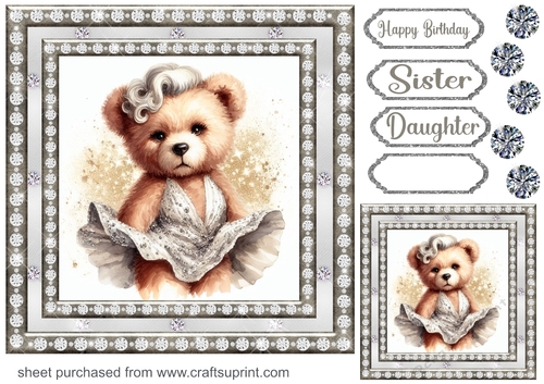 Diamonds are a girls best friend card front 8