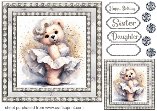 Diamonds are a girls best friend card front 10