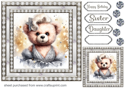 Diamonds are a girls best friend card front 11