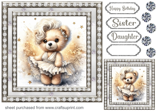 Diamonds are a girls best friend card front 12