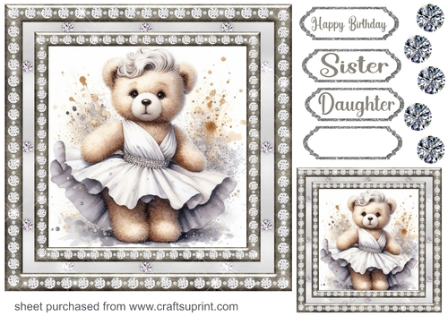 Diamonds are a girls best friend card front 15