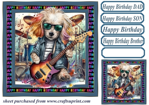 The band front man card front 3