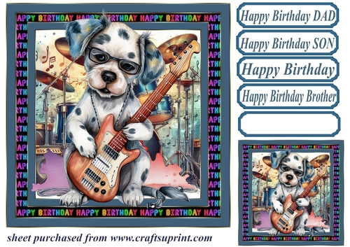 The band front man card front 4