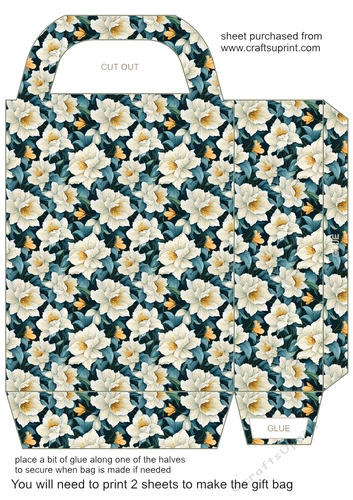 Spring flowers gift bag 3