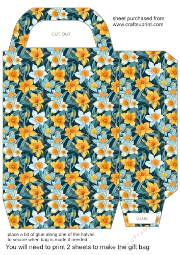 Spring flowers gift bag 6