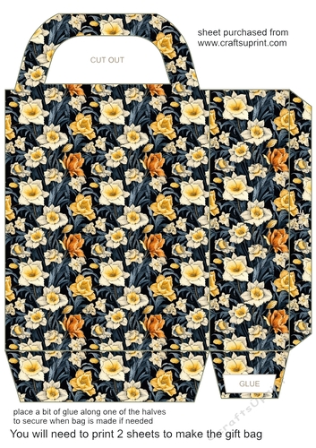 Spring flowers gift bag 7