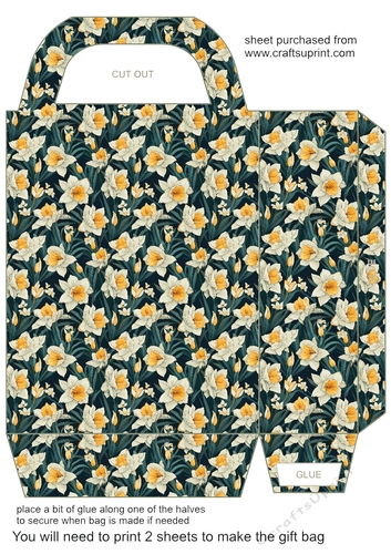 Spring flowers gift bag 8