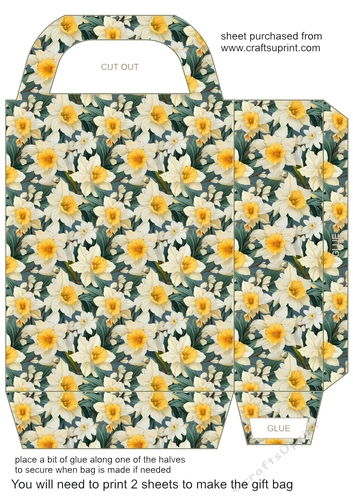 Spring flowers gift bag 10