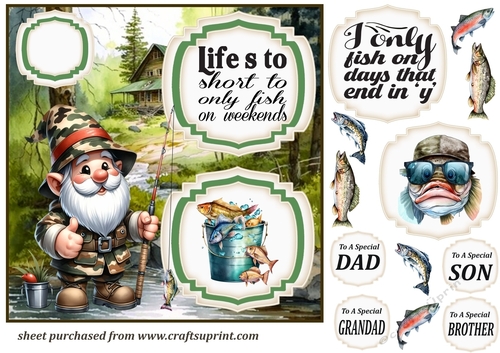 2 Panel fishing gnome card front 1
