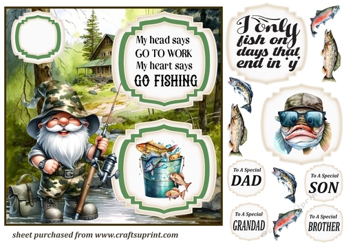 2 Panel fishing gnome card front 3