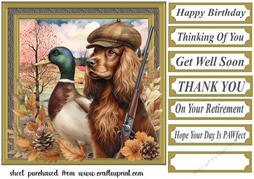 Working dog card front 1