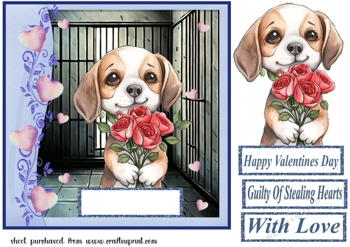 Guilty of stealing hearts card front 2