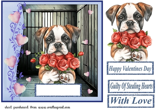 Guilty of stealing hearts card front 3