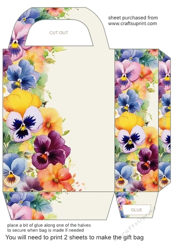 Floral edge gift bag 1