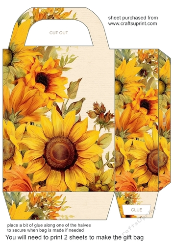 Floral edge gift bag 4