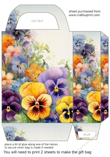 Floral edge gift bag 7