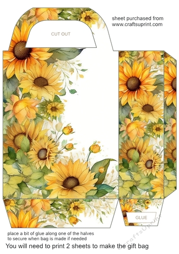 Floral edge gift bag 8
