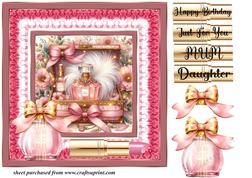 Female birthday card front 5