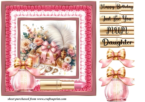 Female birthday card front 6