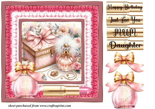 Female birthday card front 7