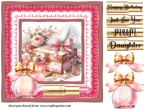 Female birthday card front 9