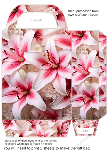 Lilies gift bag 1