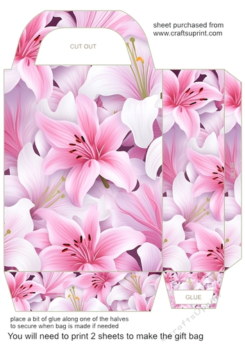 Lilies gift bag 3