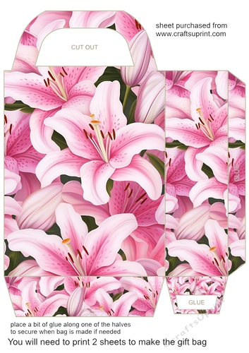 Lilies gift bag 5