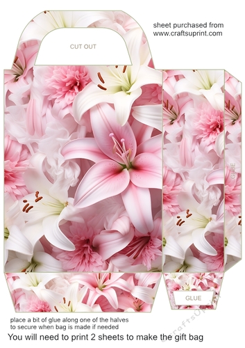 Lilies gift bag 6