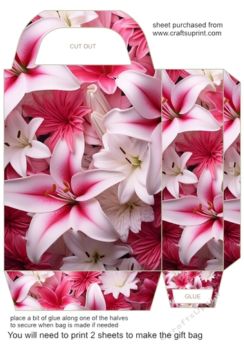 Lilies gift bag 7