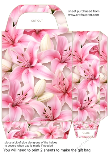Lilies gift bag 8