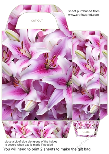 Lilies gift bag 9