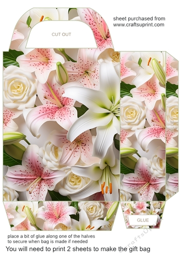 Lilies gift bag 10