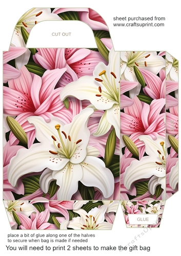 Lilies gift bag 13