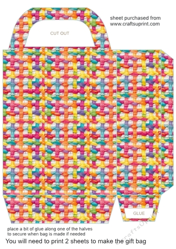 Knitted gift bag 6