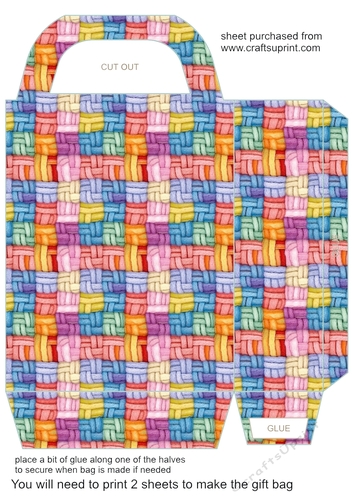 Knitted gift bag 7