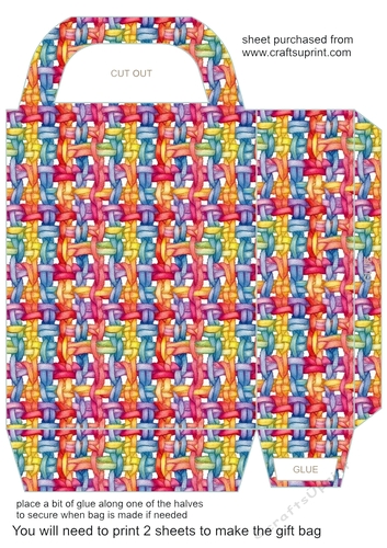 Knitted gift bag 8